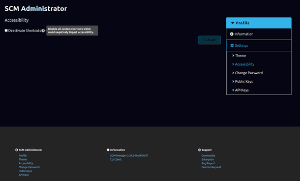 Accessibility Settings